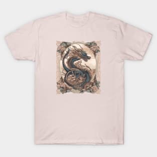 Pink Vintage Dragon T-Shirt